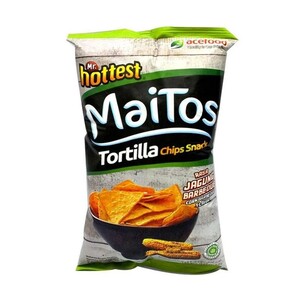Cek Halal Mr. Hottest Maitos Makanan Ringan Ekstrudat Jagung Rasa Jagung Barbeque (Corn Barbeque Flavoured Torlilla Chips)