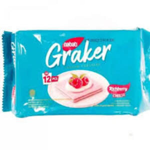 Cek Halal Nabati Graker Krekers Rasa Keju Raspberry