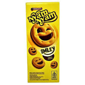 Cek Halal Nyam Nyam Biskuit Sanwdich Dengan Krim Cokelat