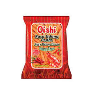 Cek Halal Oishi Makanan Ringan Rasa Udang Pedas (Spicy Shrimp Flavor)