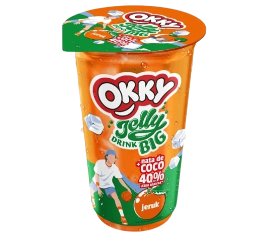 Okky-big Minuman Jeli Rasa Jeruk - Cekhalal.id