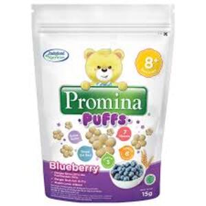 Cek Halal Promina Makanan Pendamping Asi Kudapan Sereal Puffs Rasa Blueberry Untuk Bayi Usia 8-12 Bulan