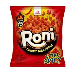 Cek Halal Roni Makanan Ringan Makaroni Rasa Pedas (Extra Spicy) Level 15