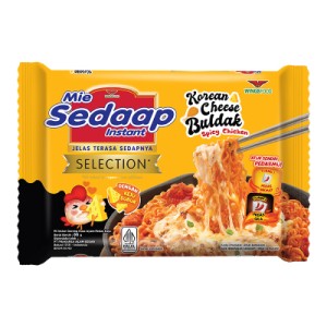 Cek Halal Sedaap Mi Instan Goreng Rasa Ayam Pedas Keju (Korean Cheese Buldak Spicy Chicken)
