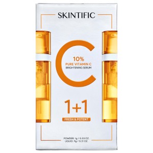 Cek Halal Skintific 10% Pure Vitamin C Brightening Serum 1+1