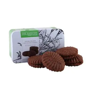 Cek Halal The Harvest Kukis Cokelat dengan Krim Cokelat Double Decker Chocolate Cookies