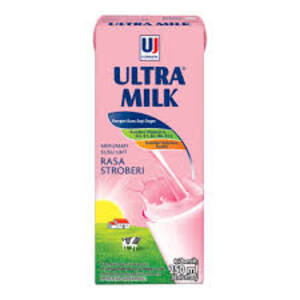 Cek Halal Ultra Milk Desain 1 Minuman Susu Uht Rasa Stroberi