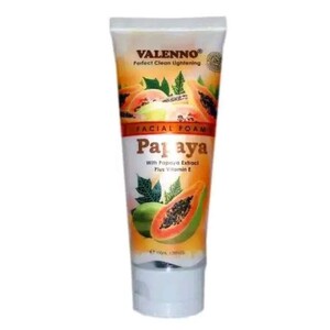 Cek Halal Valenno Facial Foam Perfect Clean Lightening Papaya