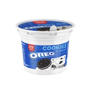 Cek Halal Walls Es Krim Rasa Vanila Dengan Butiran Biskuit Oreo