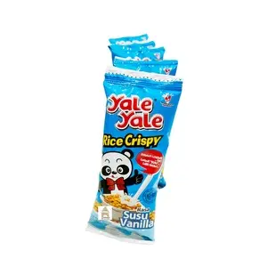 Cek Halal Yale Yale Makanan Ringan Ekstrudat Rasa Susu Vanila Bentuk Rice Crispy