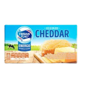 Cek Hala Frisian Flag Keju Cheddar Olahan (Blok)