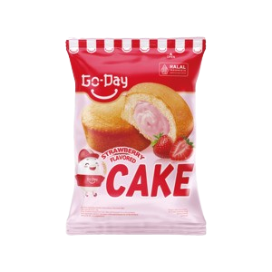 Cek Halal Cek Halal Go-day Keik Rasa Stroberi (Strawberry Flavored Cake)