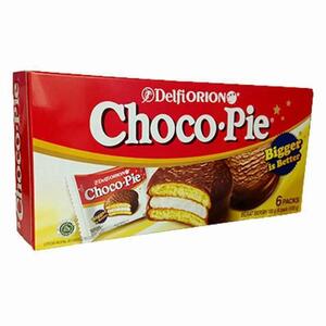 Cek Halal Delfiorion Keik Cokelat Dengan Krim Marshmallow Salut Cokelat (Chocopie Dark)