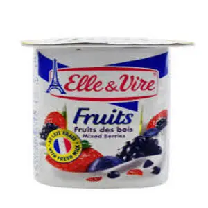 Cek Halal Elle & Vire Makanan Pencuci Mulut Berbahan Dasar Susu Rasa Buah Mixed Beri
