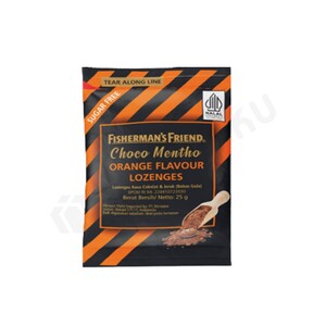 Cek Halal Fishermans Friend Lozenges Rasa Cokelat & Jeruk (Choco Mentho Orange Flavour Lozenges)