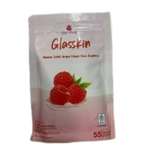 Cek Halal Glaskin Minuman Serbuk Rasa Raspberry dengan Kolagen
