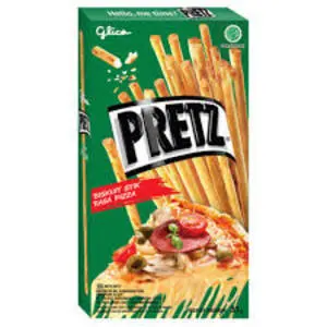 Cek Halal Glico Pretz Biskuit Stik Rasa Pizza