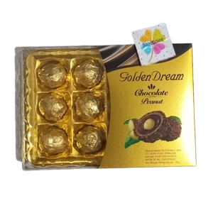 Cek Halal Goldendream Cokelat Compound Hitam Manis dengan Kacang Peanut Chocolate