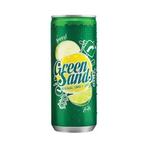 Cek Halal Green Sands Minuman Berkarbonasi Rasa Jeruk Nipis Dan Apel