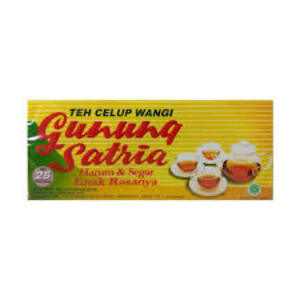 Cek Halal Gunung Satria Teh Celup Aroma Mawar