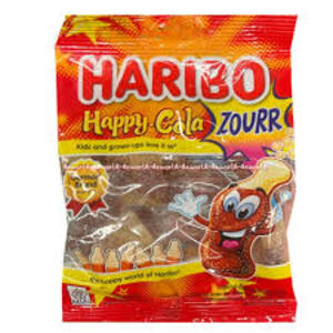 Cek Halal Haribo Kembang Gula Lunak Jeli Rasa Cola Bertabur Gula (Happy Cola Zourr)