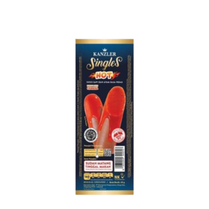 Cek Halal Kanzler Singles Sosis Daging Ayam Dan Sapi Pasteurisasi Rasa Pedas