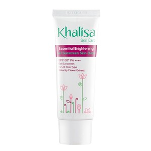 Cek Halal Khalisa Skin Care Essential Brightening Gel Sunscreen Skin Oasis