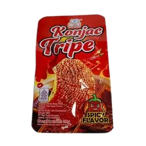 Cek Halal Kkboy Tepung Olahan Rasa Pedas (Konjac Tripe Spicy Flavor)