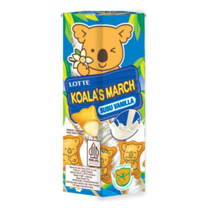 Cek Halal Lotte-koalas March Biskuit Isi Krim Rasa Susu Vanilla