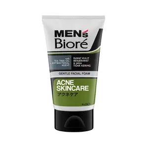 Cek Halal Men's Biore Acne Bright Care Gentle Facial Foam