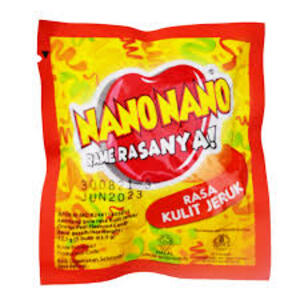 Cek Halal Nano Nano Kembang Gula Rasa Kulit Jeruk