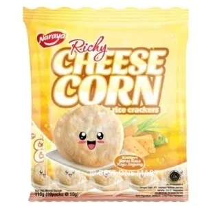 Cek Halal Naraya Richy Krekers Beras Rasa Keju Jagung (Cheese Corn Rice Crackers)