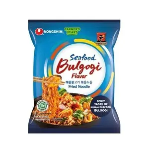 Cek Halal Nongshim Farmers Heart Mi Instan Goreng Rasa Seafood Bulgogi