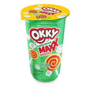Cek Halal Okky Maxx Minuman Jeli Rasa Fruity Lolipop