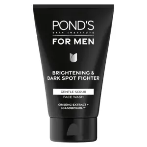 Cek Halal Pond's For Men Brightening & Dark Spot Fighter Face Scrub