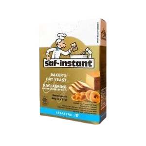 Cek Halal Saf ( Display Warna Kuning Emas ) Ragi Kering ( Dry Bakers Yeast )