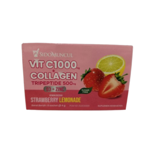 Cek Halal Sido Muncul Vit C 1000 Mg + Collagen Tripeptida 500 Mg D3 + Zinc Dengan Ekstrak Strawberry Lemonade