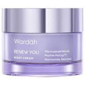 Cek Halal Wardah Renew You Retinol Microcaps Matrixyl™️ 3000 Lift & Rejuvenate Night Moisturizer