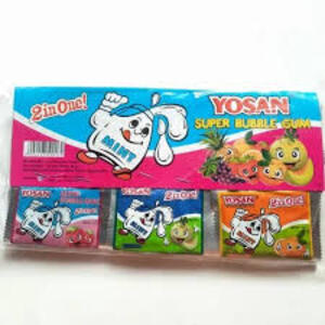 Cek Halal Yosan 2 in One Permen Karet Rasa Melon Mint