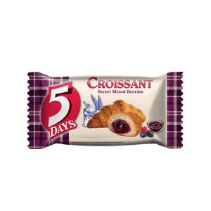 Cek Halal 5 Days Roti Croissant Isi Selai Aneka Buah Beri (Sweet Mixed Berries Croissant)