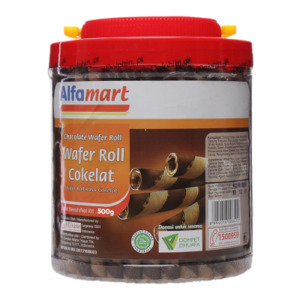 Cek Halal Alfamart Wafer Roll Rasa Cokelat