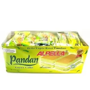 Cek Halal Alpella Bolu Lapis Dengan Krim Rasa Pandan