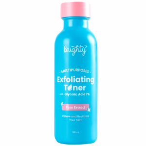 Cek Halal Brighty Multipurposes Exfoliating Toner With Glycolic Acid 7%