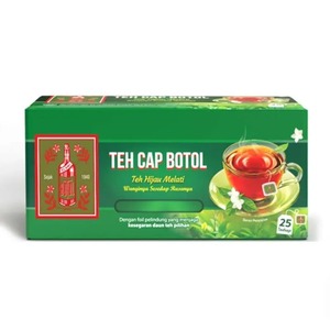 Cek Halal Cap Botol (Tbcm 25 Tcbh 25) Teh Hijau Celup Aroma Melati