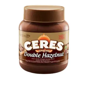 Cek Halal Ceres Selai Cokelat Dengan Kacang Hazel Choco Spread Double Hazelnut