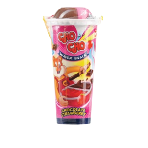 Cek Halal Cho Cho Wafer Roll Dengan Krim Rasa Cokelat Stroberi