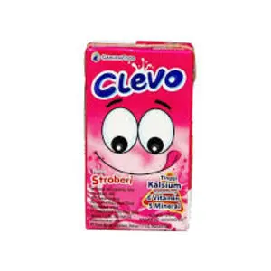 Cek Halal Clevo Minuman Mengandung Susu Rasa Stroberi