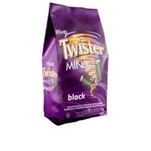 Cek Halal Delfi - Twister Minis Wafer Roll Hitam Dengan Krim Rasa Susu Vanila