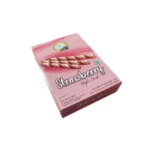 Cek Halal Denex Wafer Roll Dengan Krim Rasa Stroberi