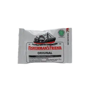 Cek Halal Fishermans Friend Kembang Gula (Original Extra Strong Lozenges)
